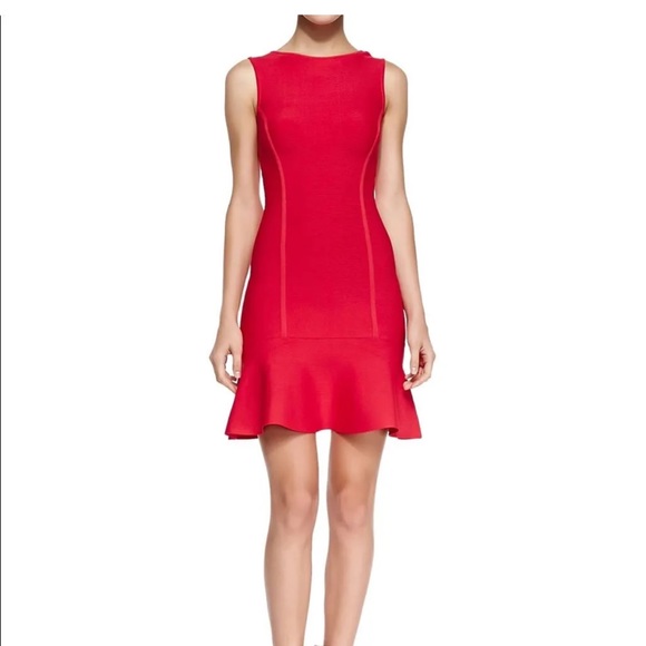 BCBGMaxAzria Dresses & Skirts - BCBG Max Azria Padma Scoop back Dress Red Berry